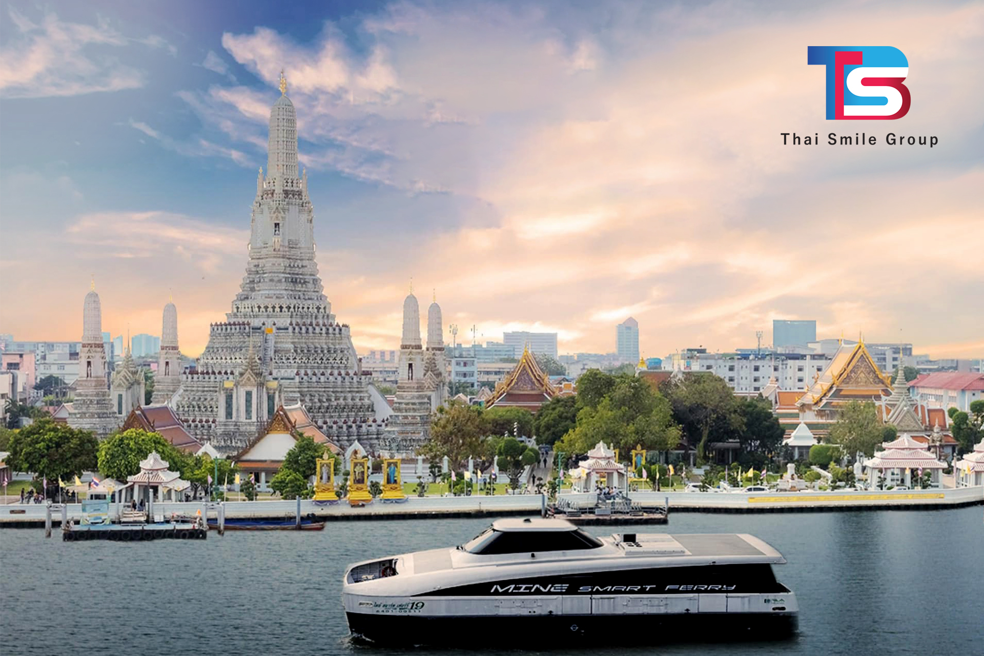 Sunset EV Cruise – Golden Hour on the Chao Phraya